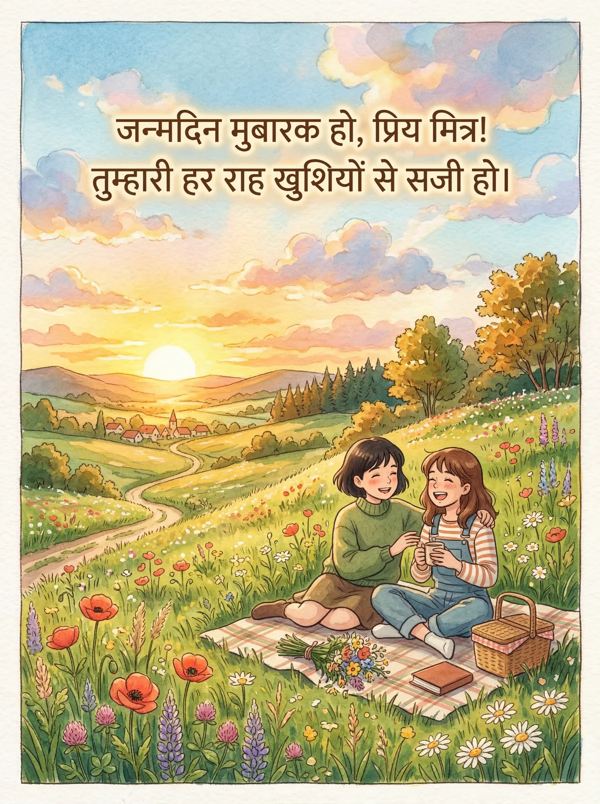 दोस्त को जन्मदिन की शुभकामनाएँ