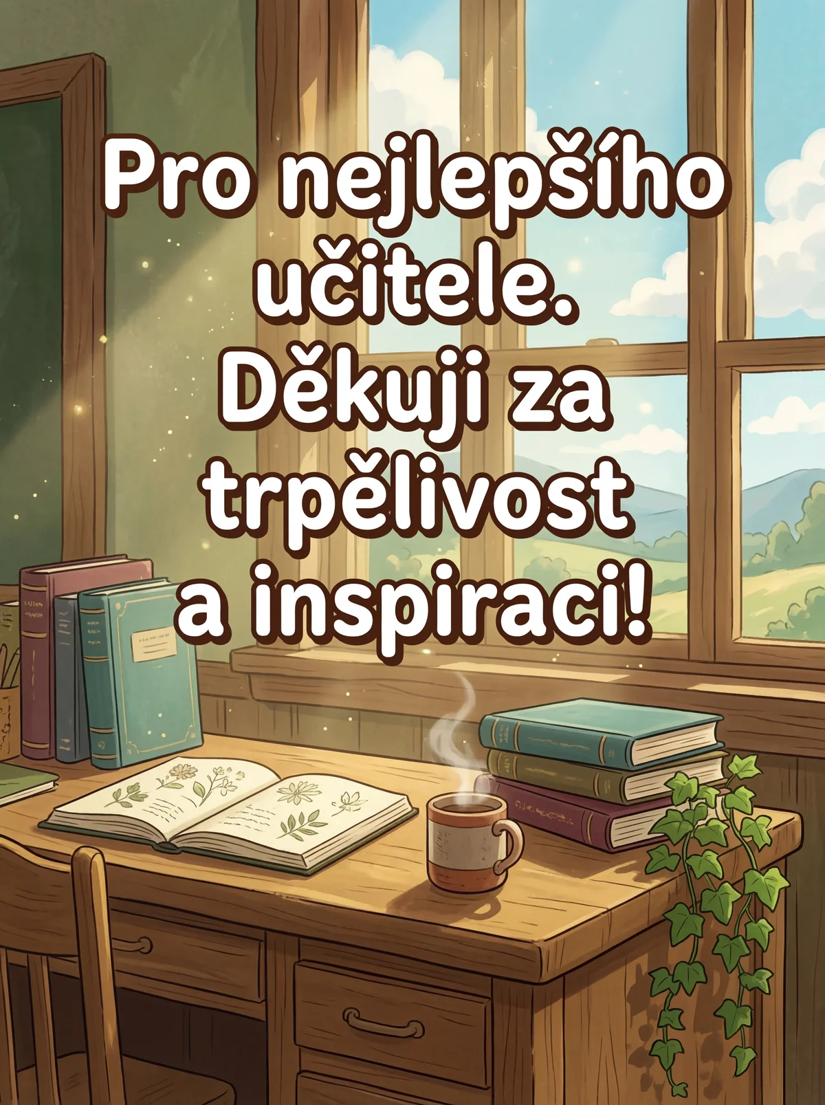 Přání ke Dni učitelů pro mého oblíbeného učitele