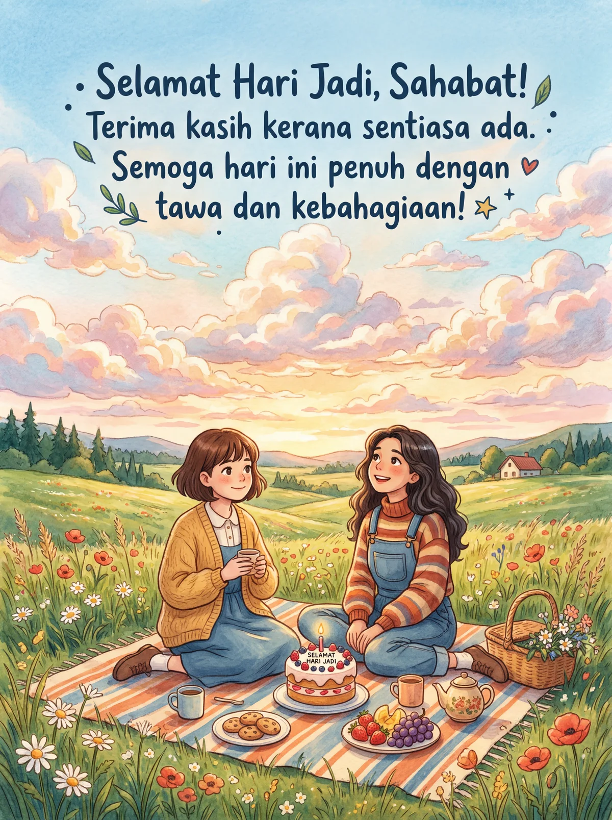 ucapan hari jadi untuk kawan baik