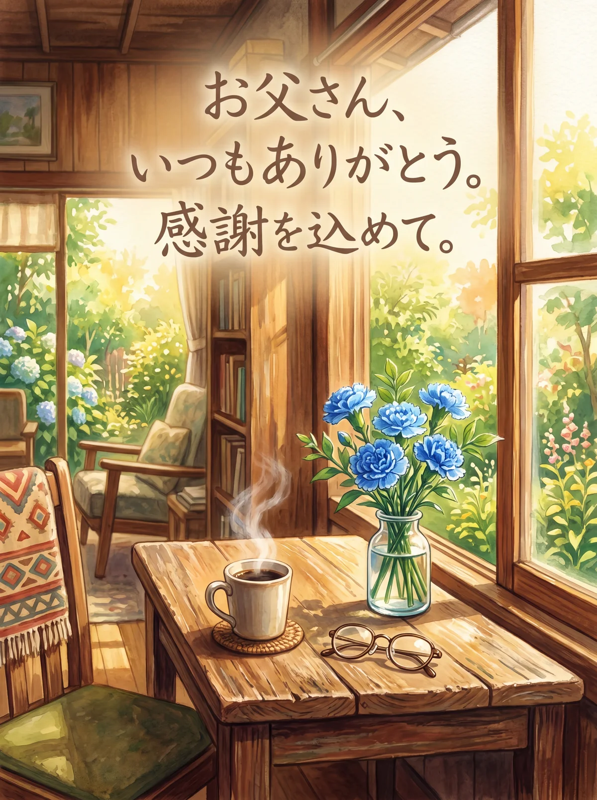 父の日のメッセージカード