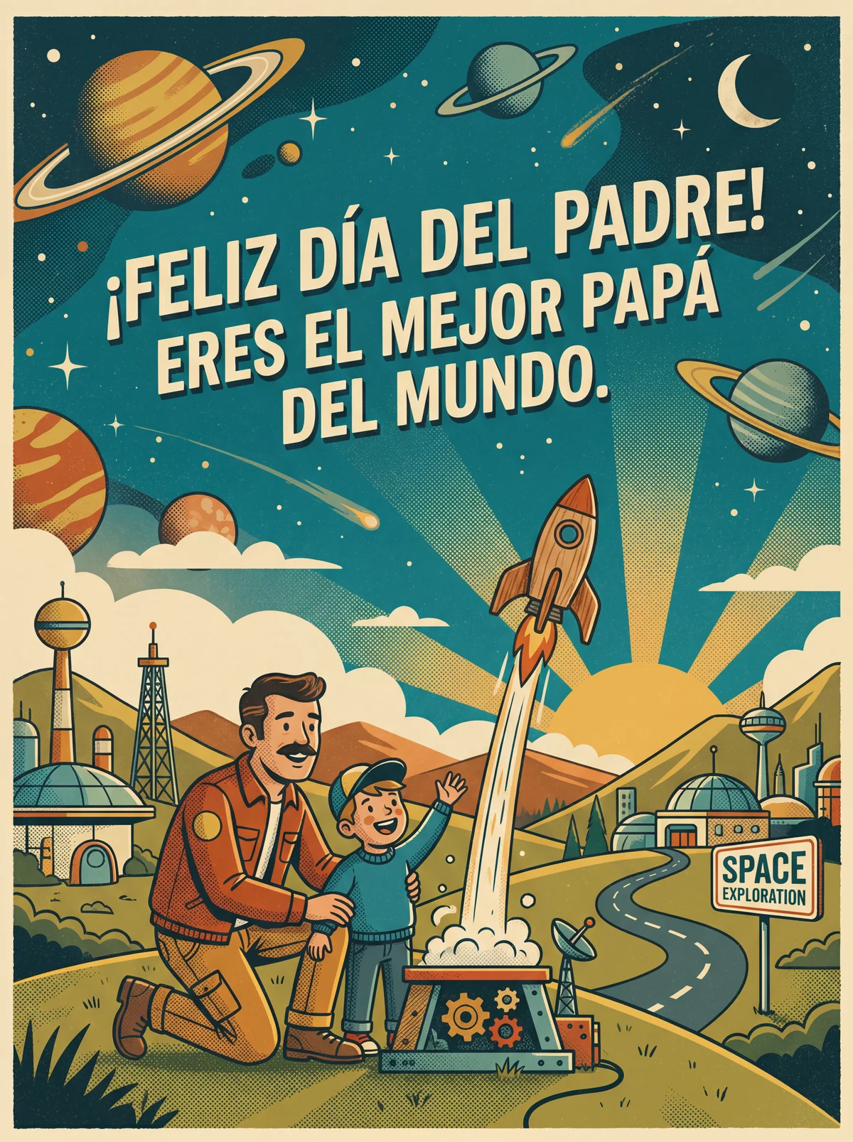 Feliz Día del Padre para el mejor papá del mundo.