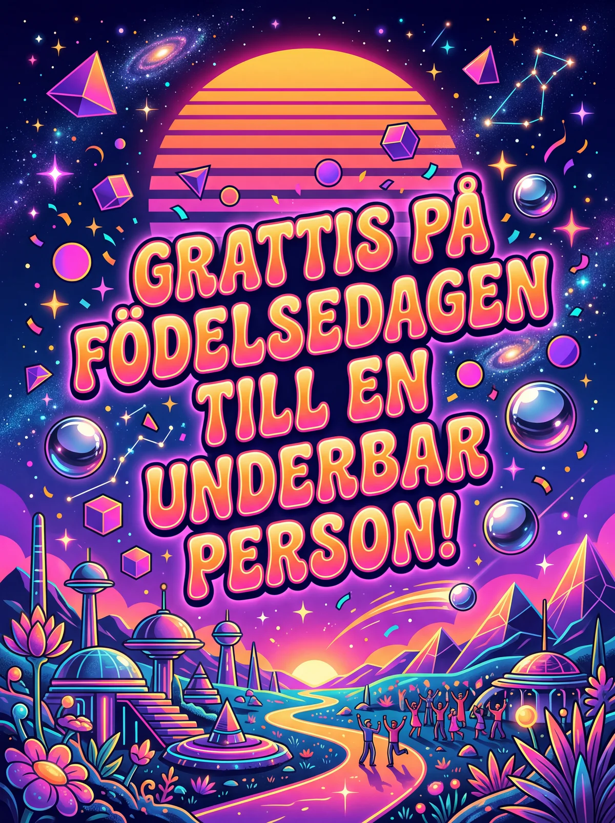 Grattis på födelsedagen till en underbar person!
