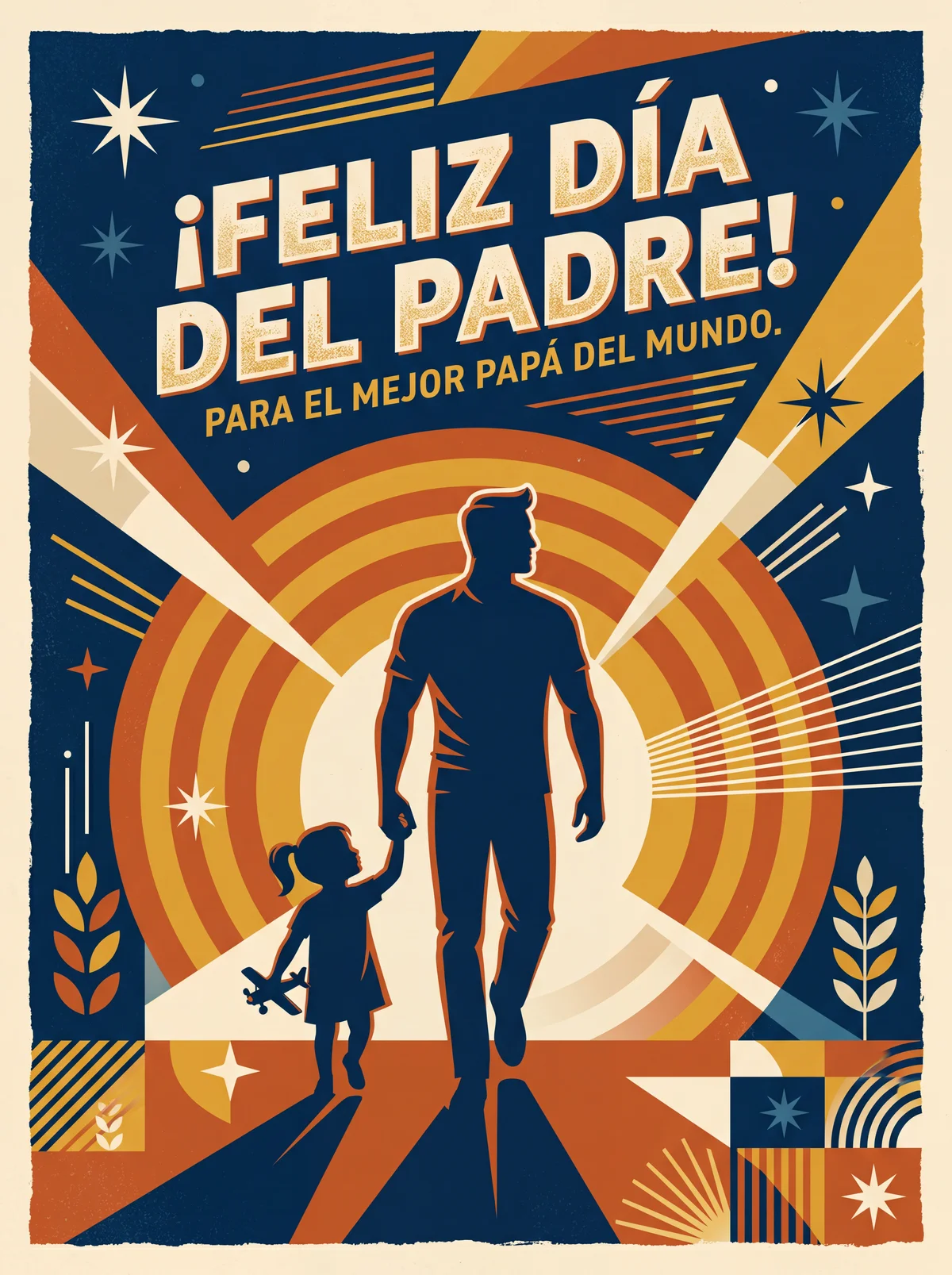 Feliz Día del Padre al mejor papá del mundo