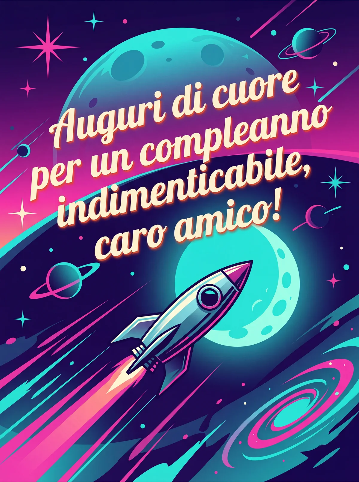 Auguri di cuore per un compleanno indimenticabile, caro amic...