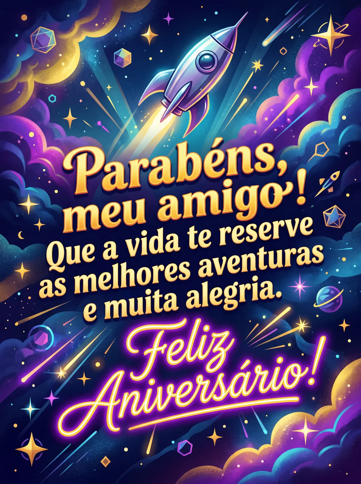 cartão de aniversário para amigo