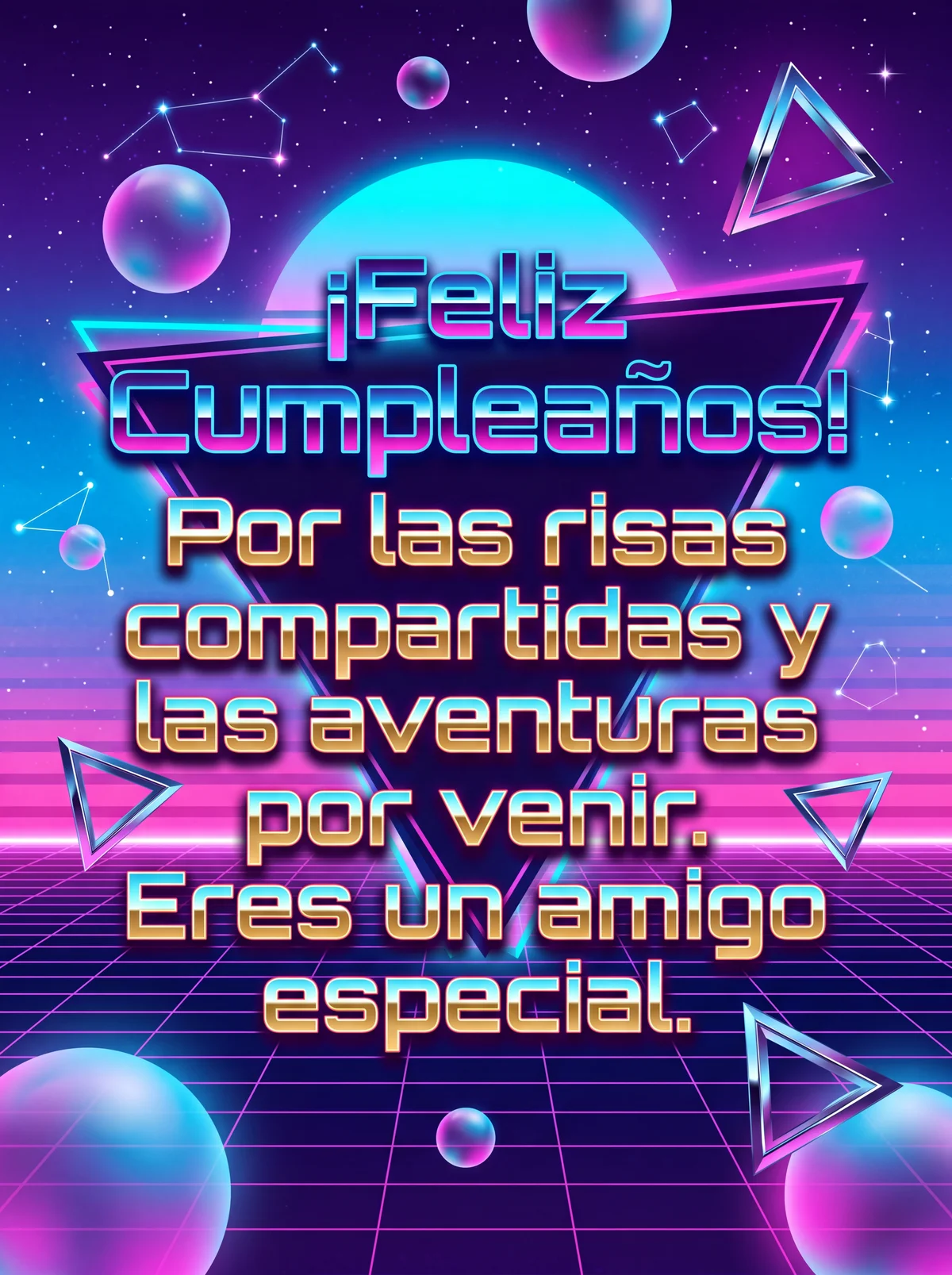 tarjeta de cumpleaños para un amigo especial