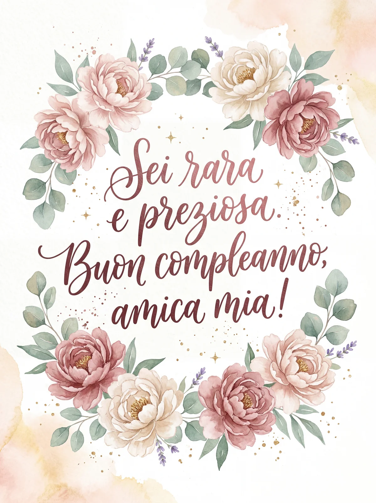 Auguri di buon compleanno per un'amica speciale