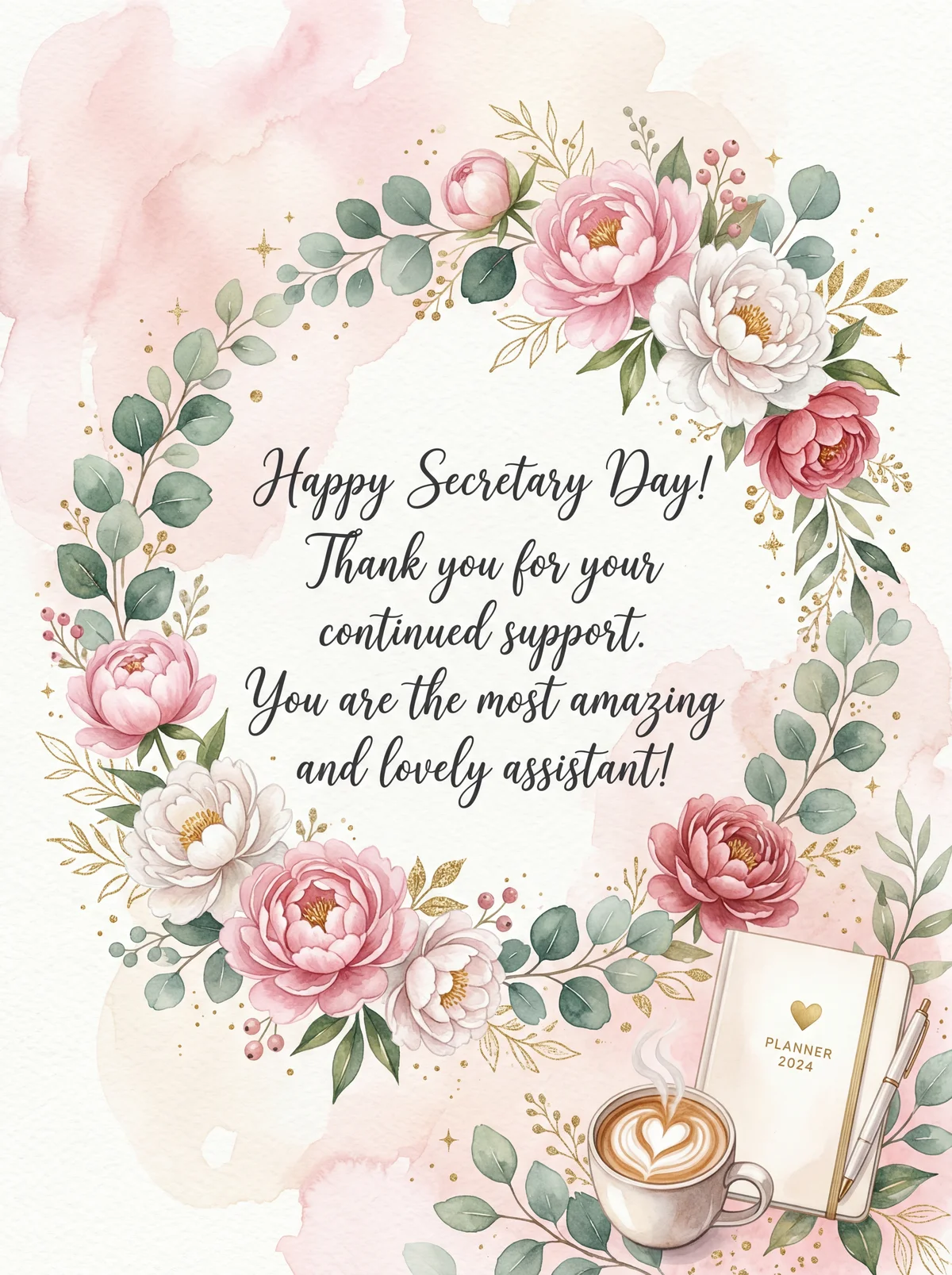 ข้อความอวยพรวันเลขานุการถึงผู้ช่วยส่วนตัวที่น่ารัก