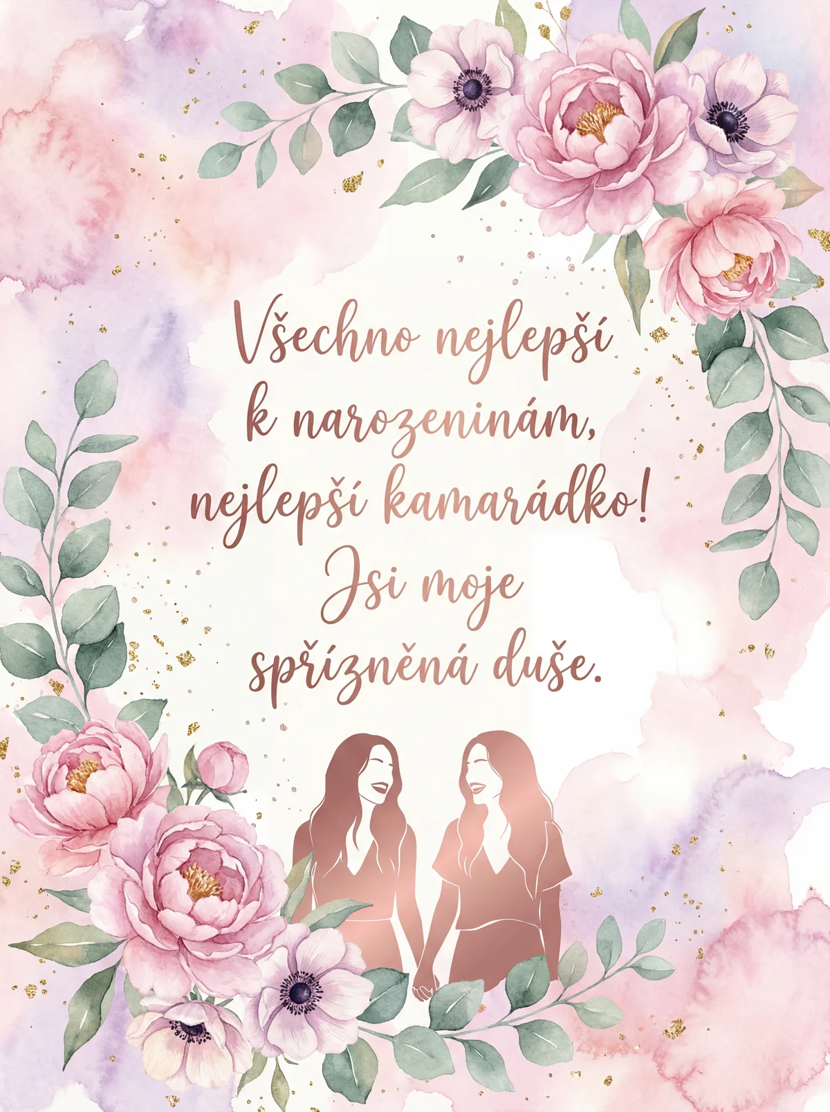 Přání k narozeninám pro nejlepší kamarádku