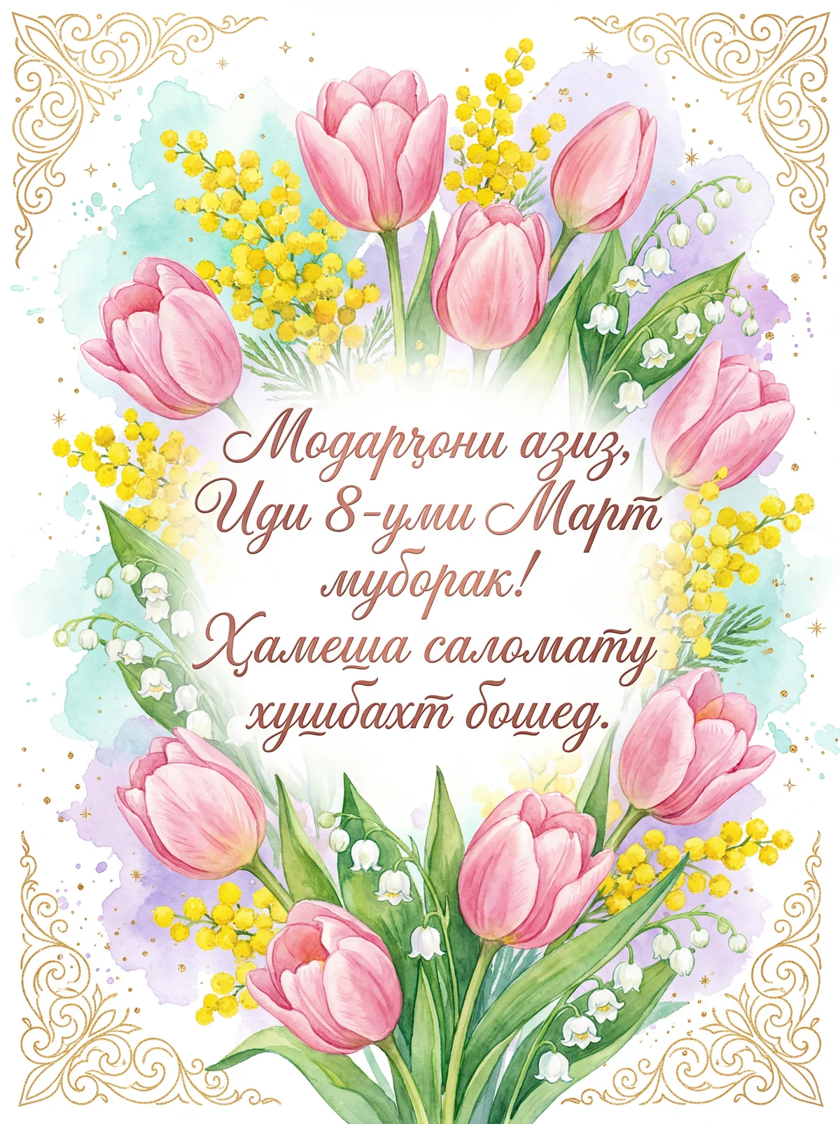 Табрикоти 8 март барои модар