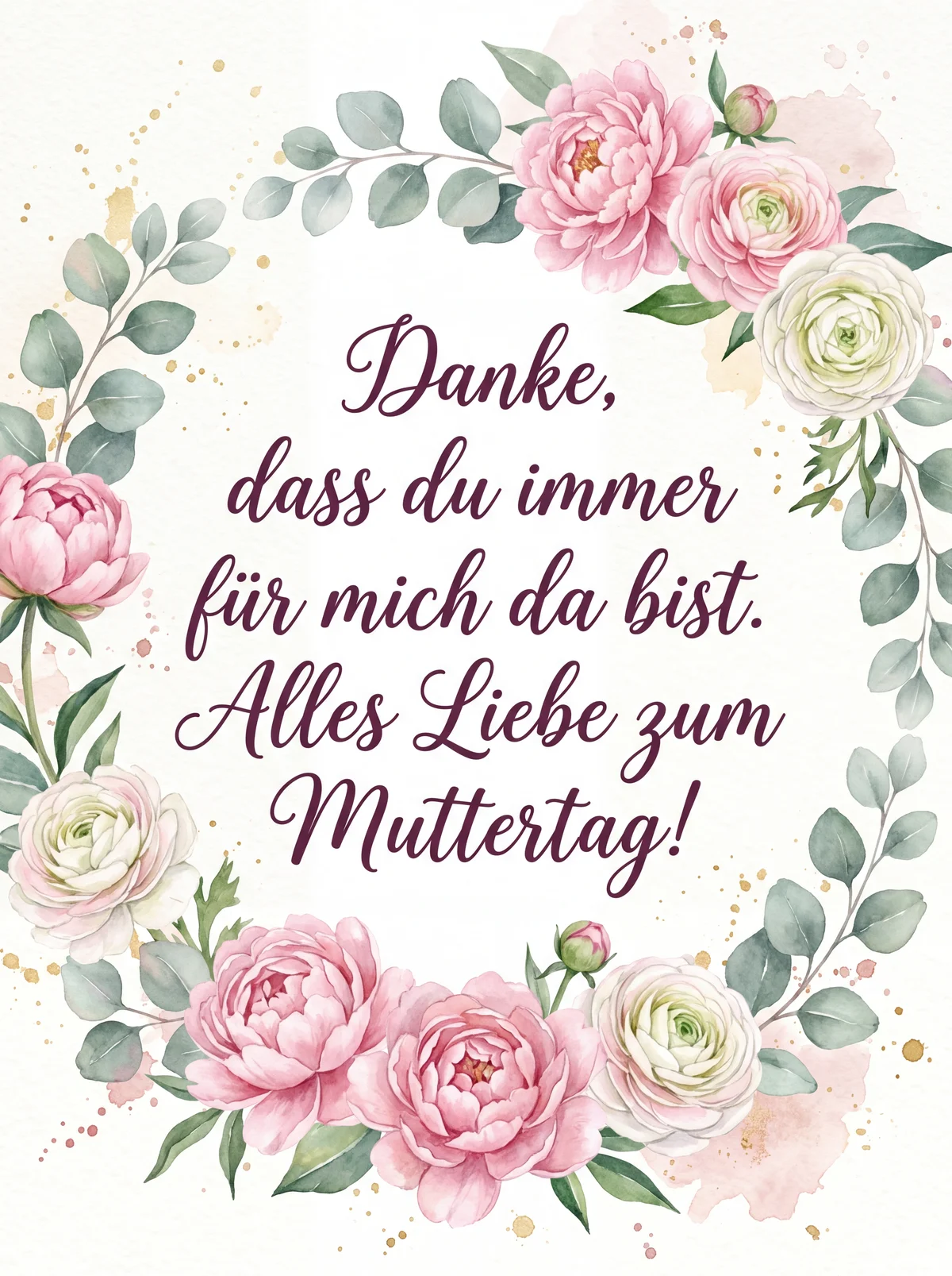Muttertagskarte für Mama