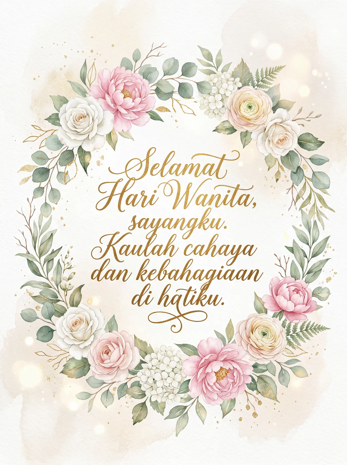 Ucapan Hari Wanita Sedunia untuk isteri tercinta