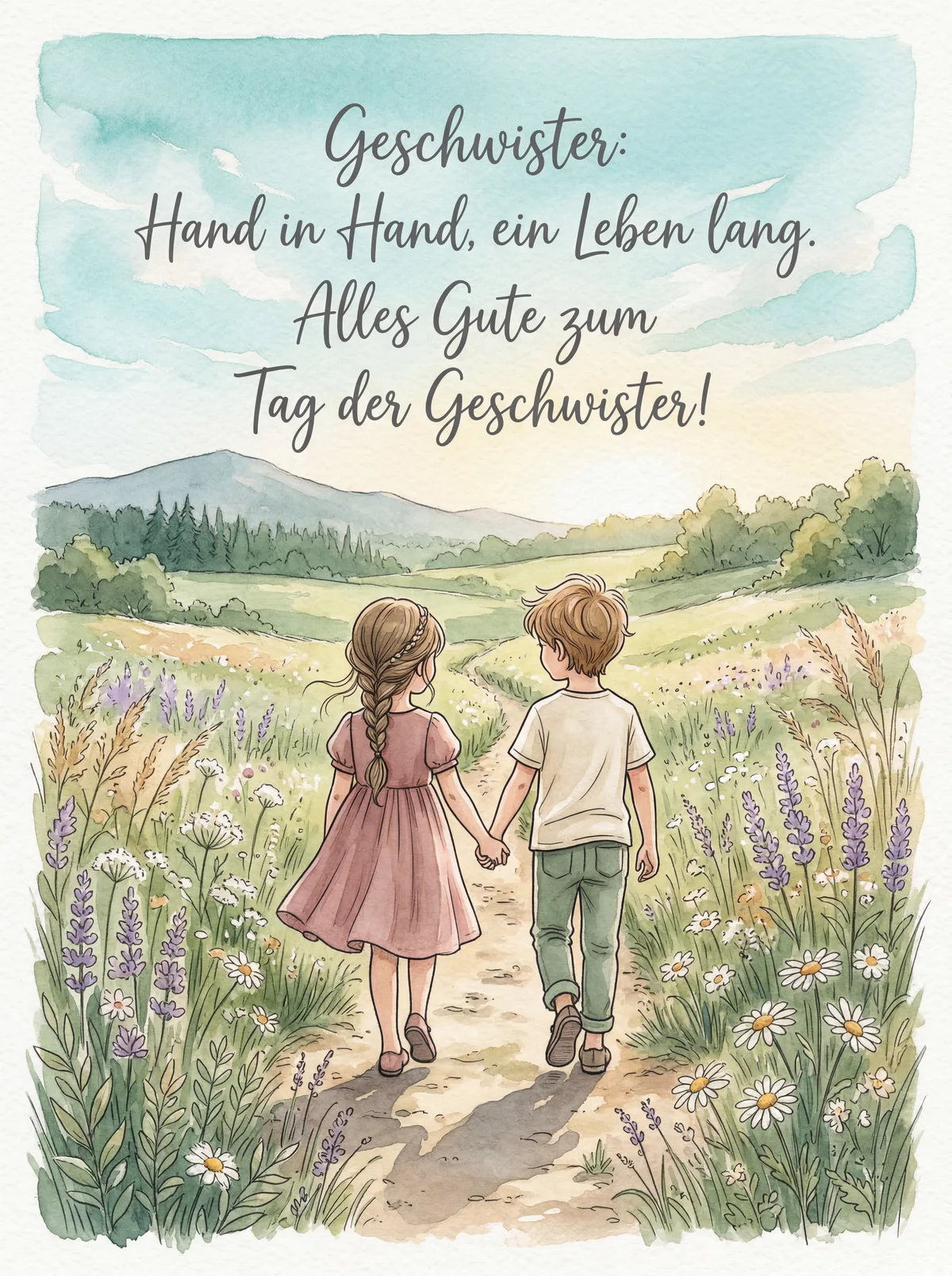 Glückwunsch zum Tag der Geschwister!