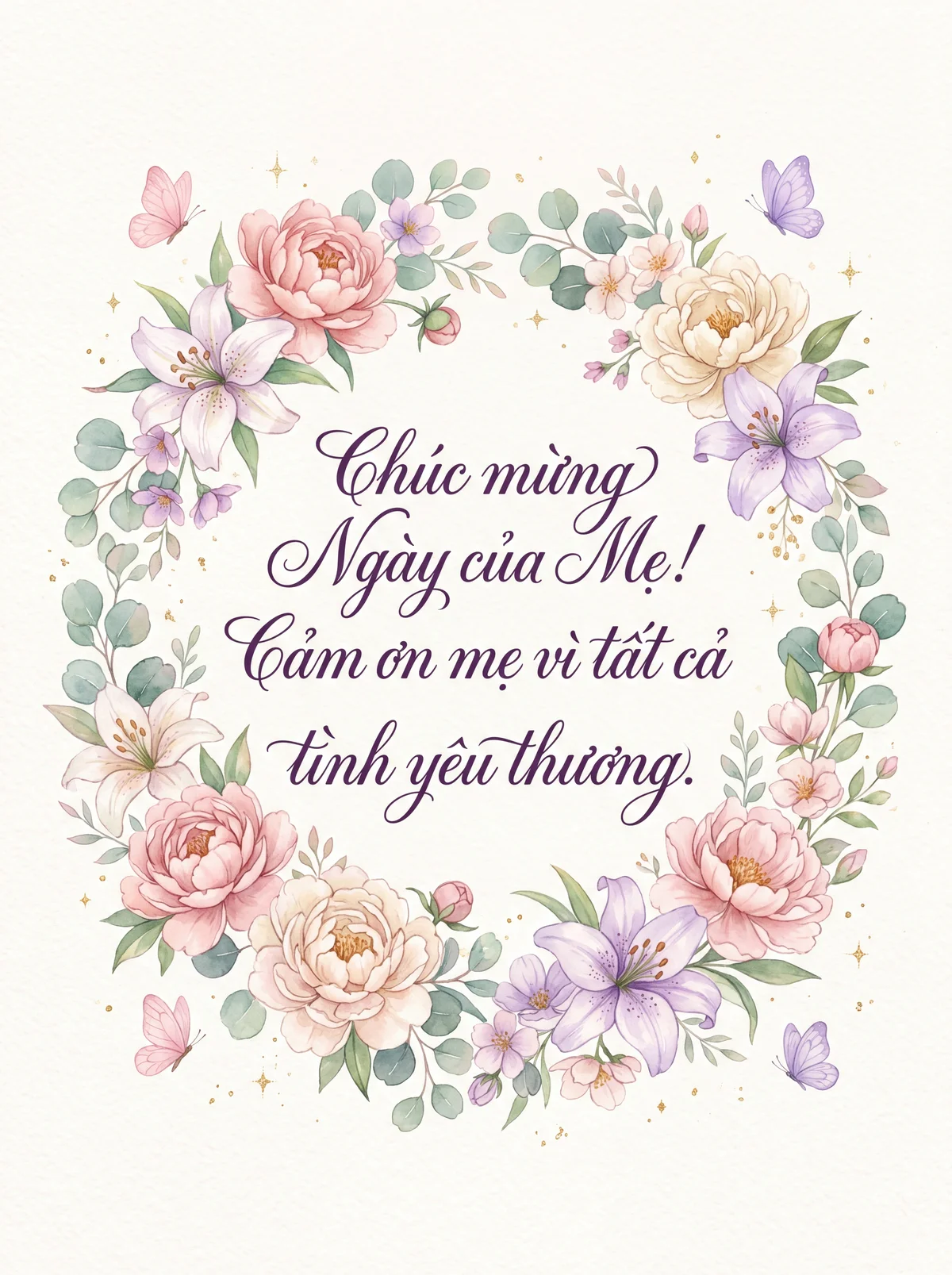Lời chúc Ngày của Mẹ dành cho mẹ yêu