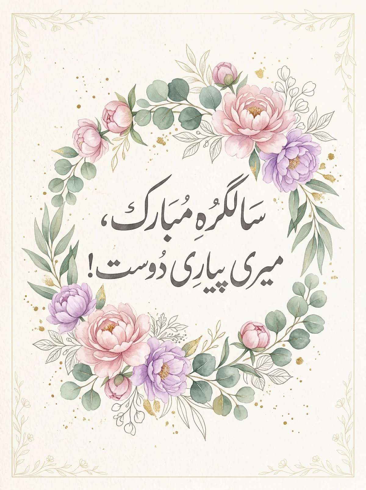 سالگرہ کی مبارکباد، میری پیاری دوست