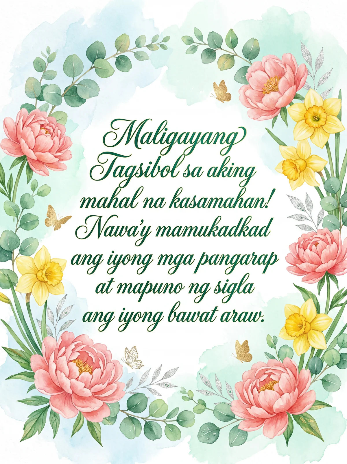 Happy Spring wishes for a cherished colleague