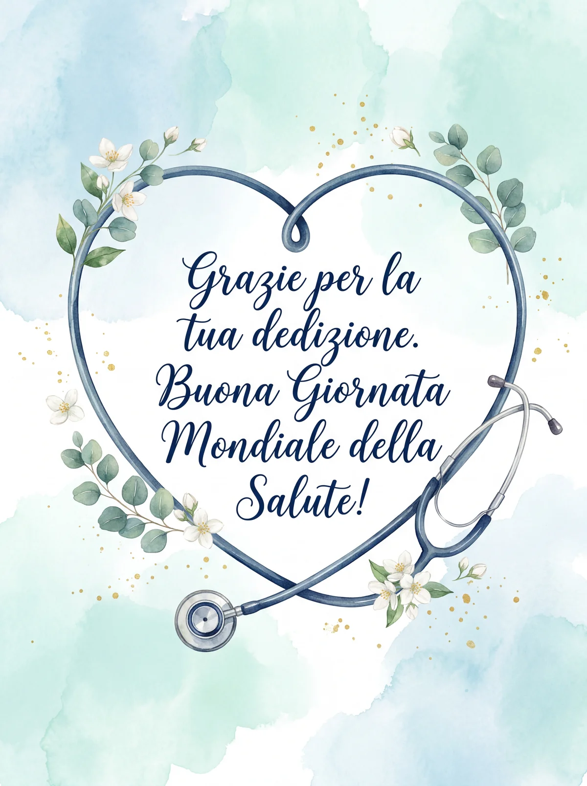 biglietto di auguri per la Giornata Mondiale della Salute pe...