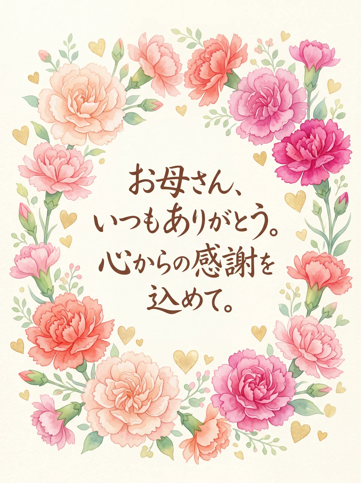 お母さん、いつもありがとう！母の日の心温まるメッセージ
