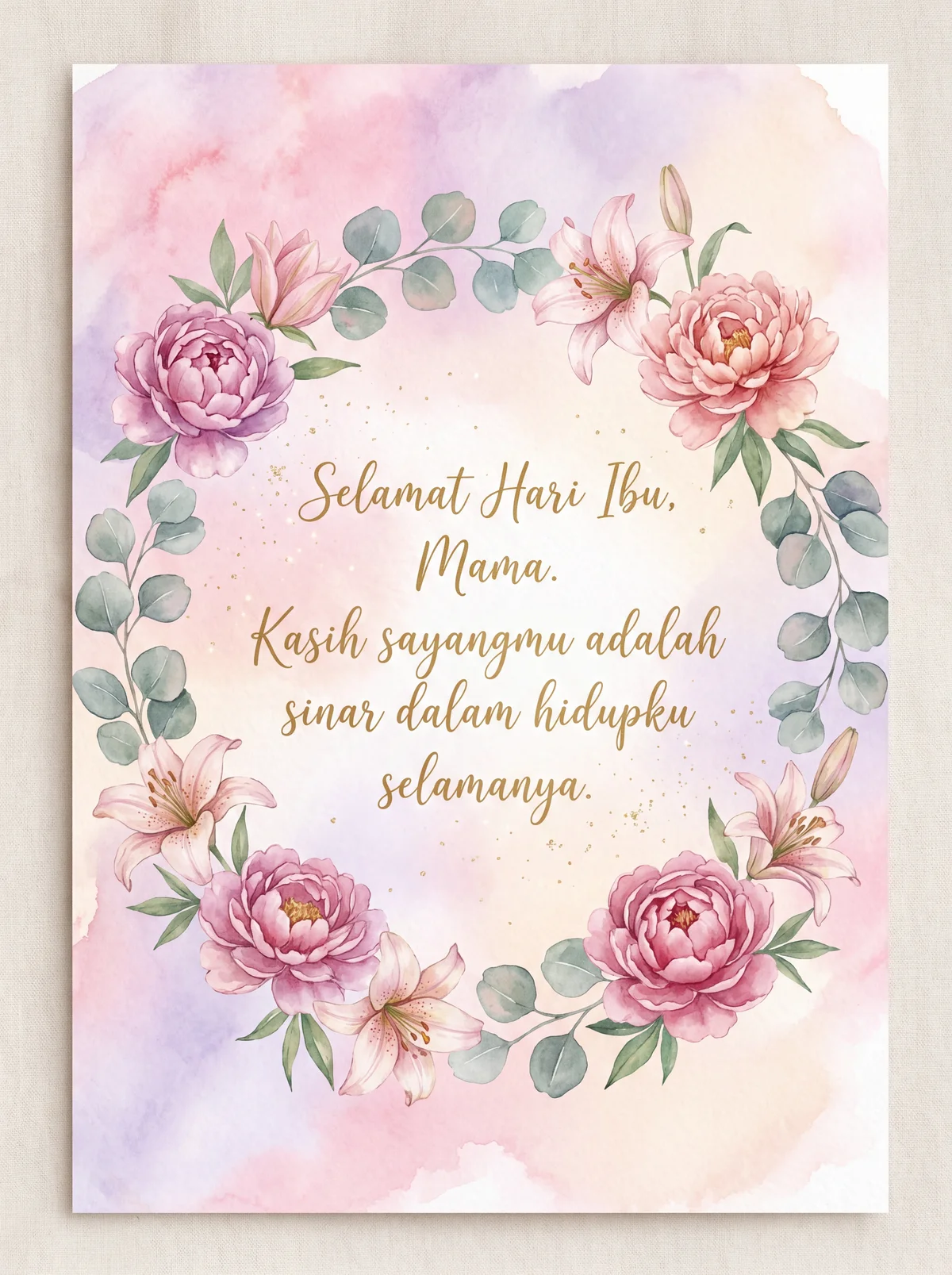 Ucapan Hari Ibu yang menyentuh hati untuk mama tersayang.