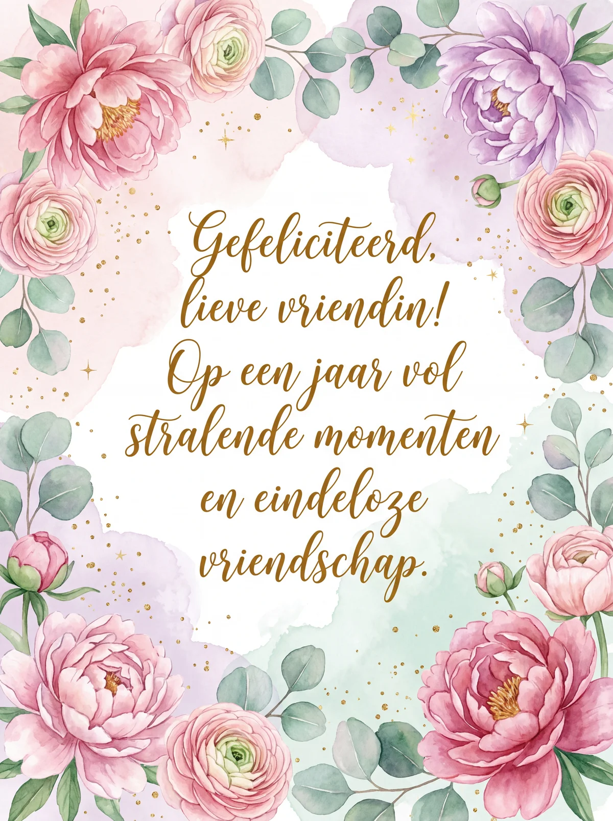 verjaardagskaart voor een vriendin