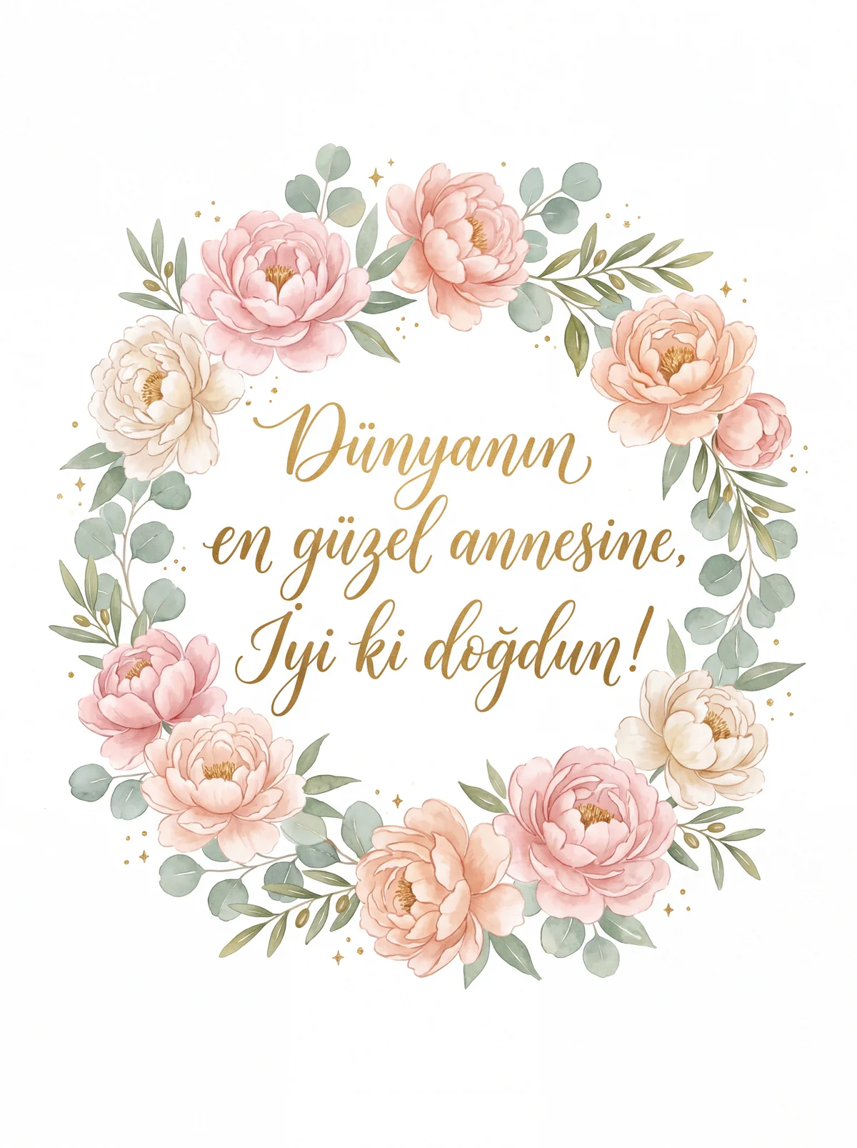 Anneye doğum günü mesajı