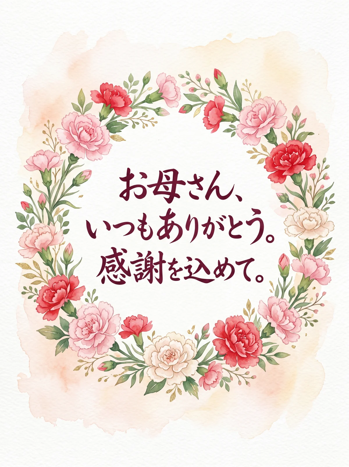 母の日に感謝を込めて、お母さんへの素敵なメッセージ