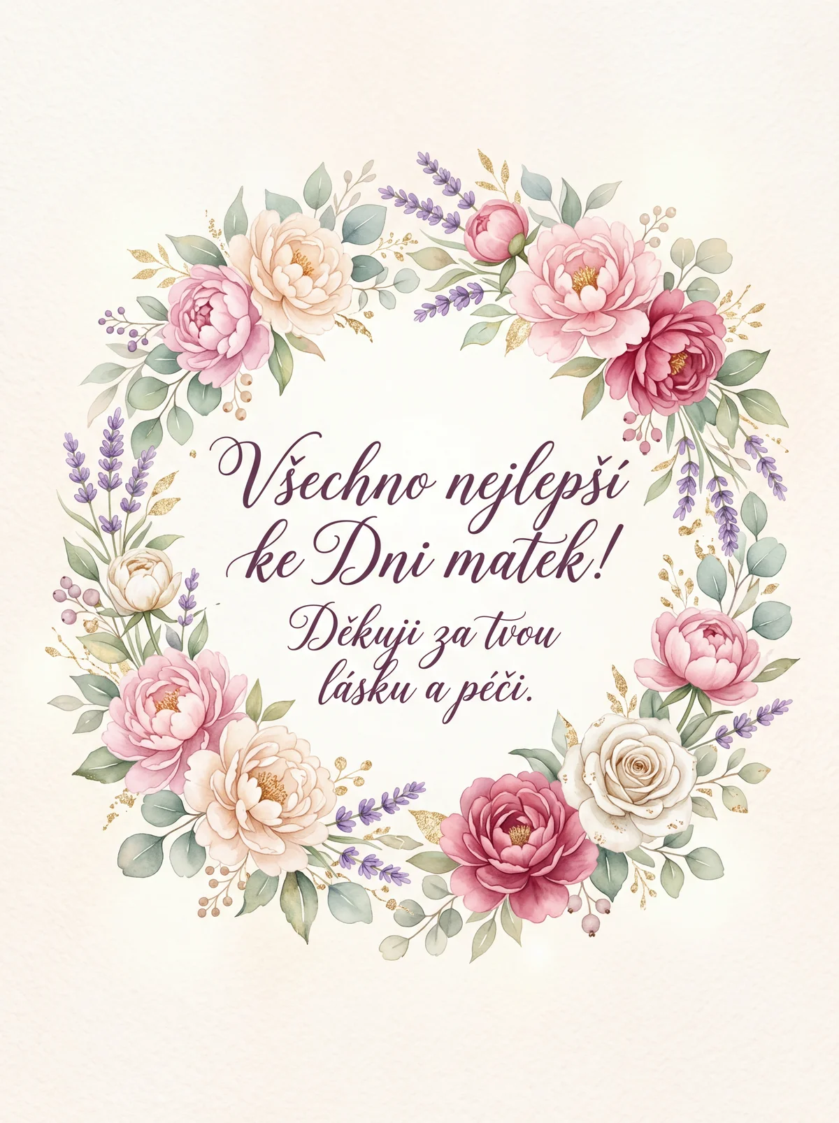 Přání ke Dni matek pro maminku