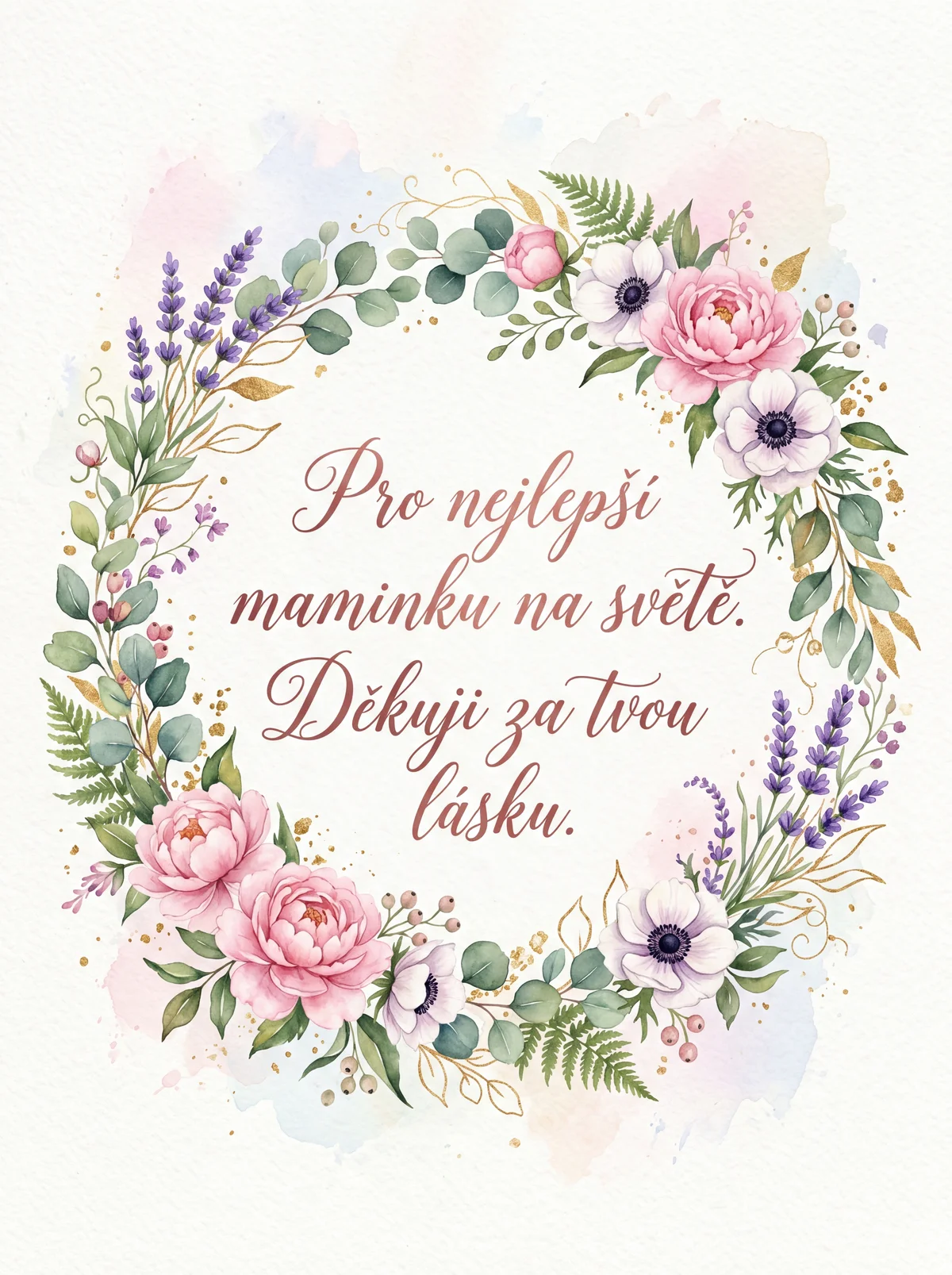 přání ke Dni matek pro maminku