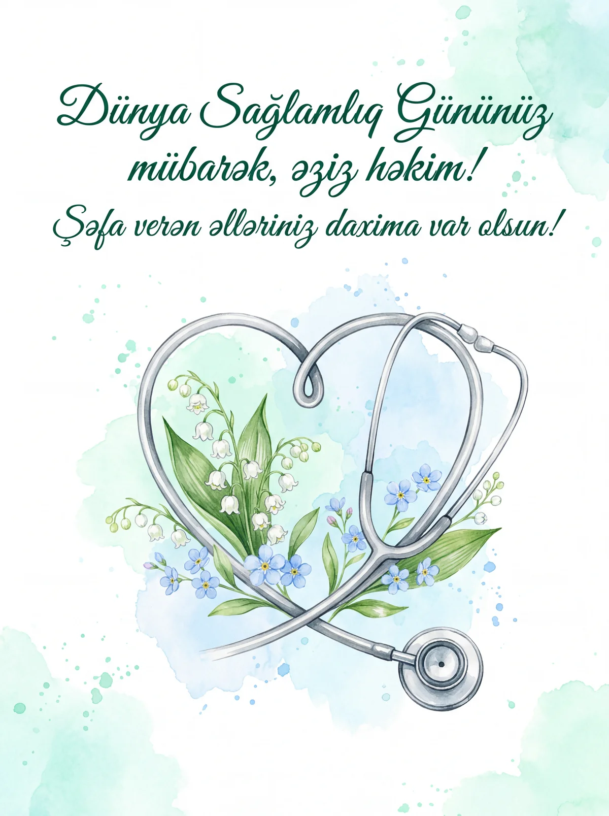 Sevimli həkimə Dünya Sağlamlıq Günü təbriki