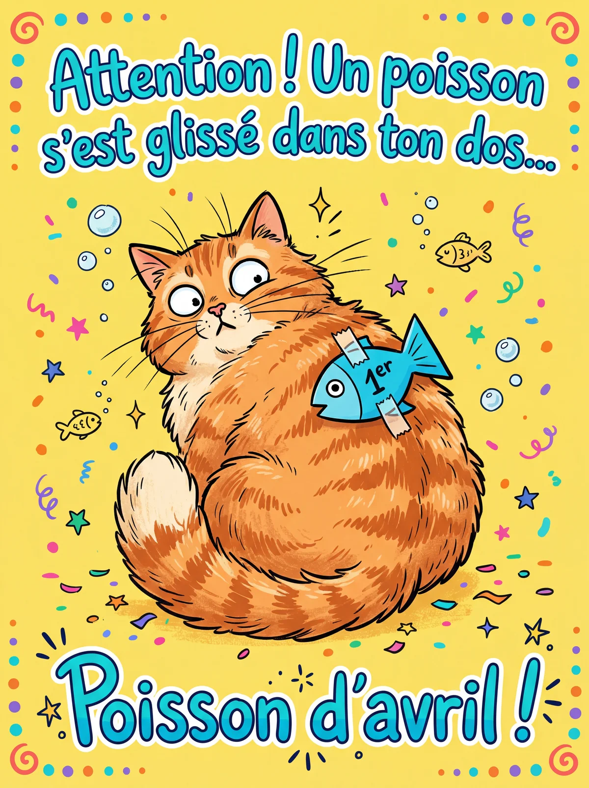 Message humoristique pour le Poisson d'avril