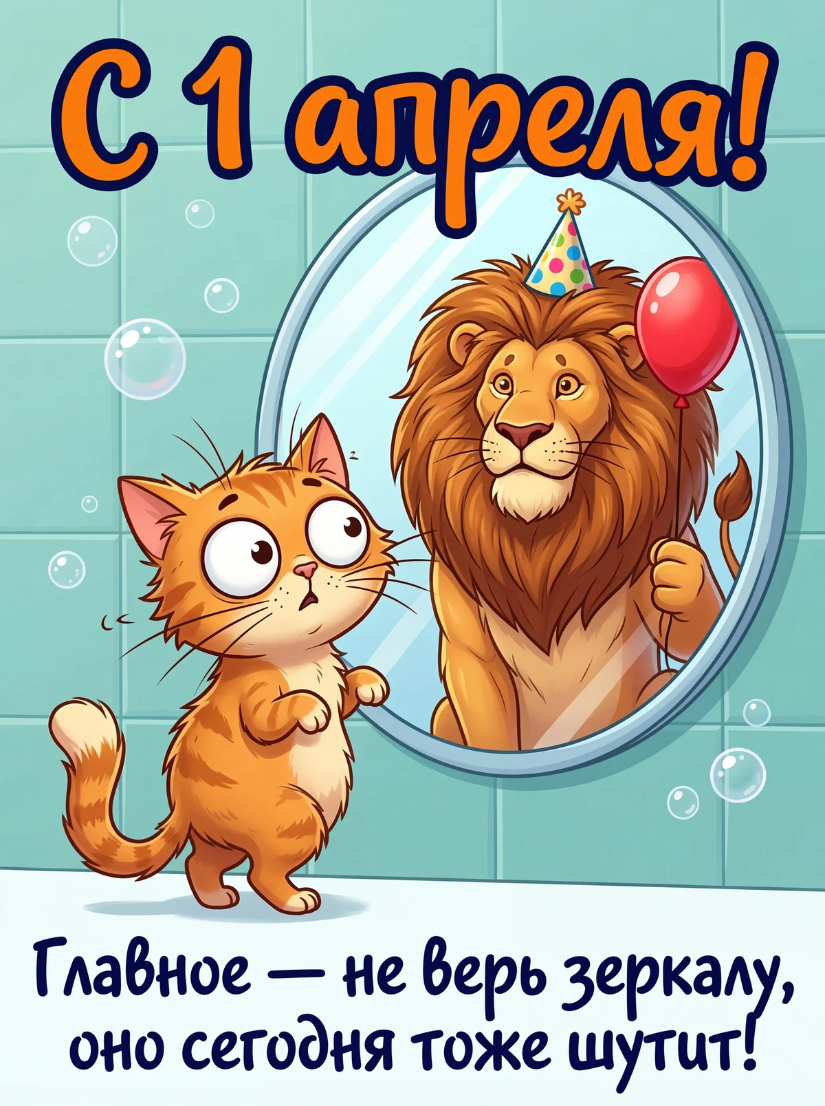 Смешное поздравление другу с 1 апреля