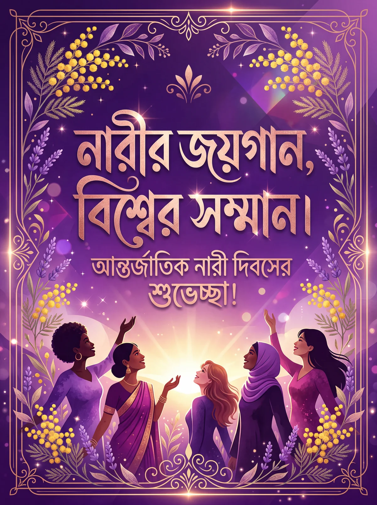 আন্তর্জাতিক নারী দিবসের শুভেচ্ছা