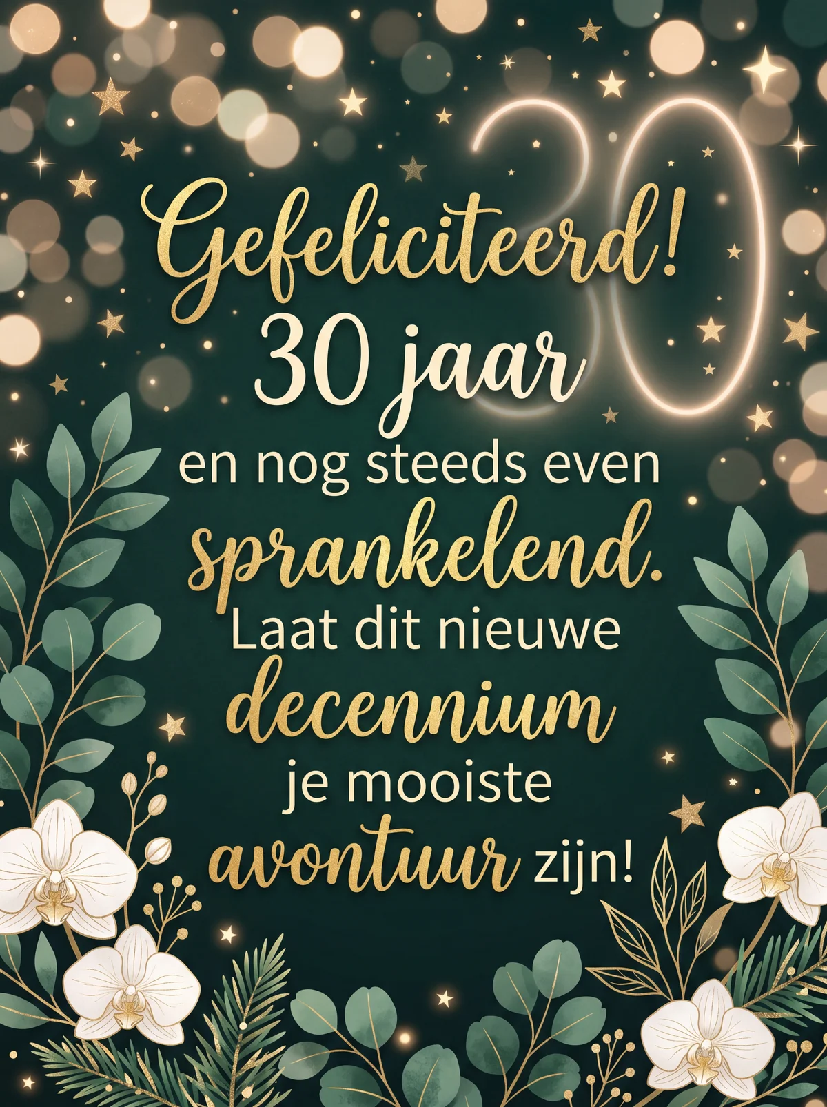 verjaardagswensen voor een vriendin die 30 wordt