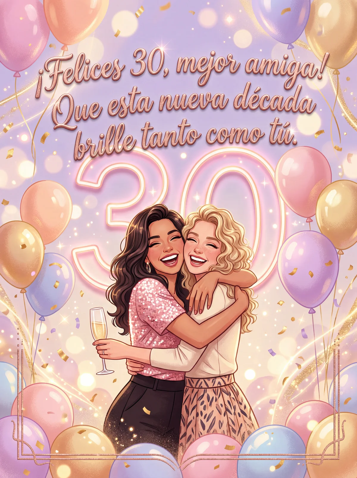 feliz cumpleaños 30 para mi mejor amiga
