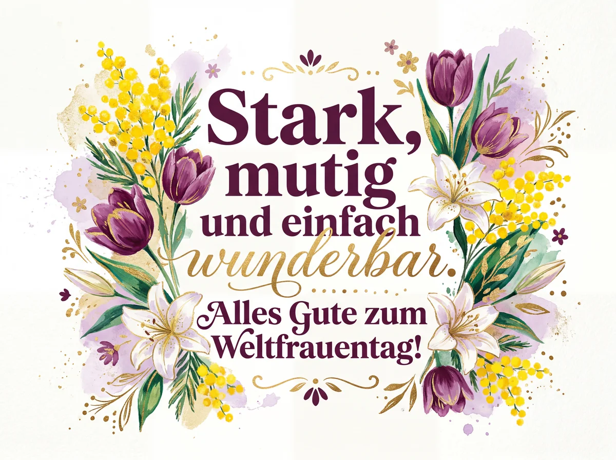 Alles Gute zum Weltfrauentag an alle tollen Frauen!