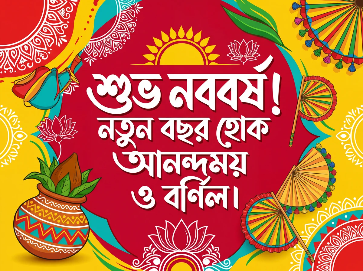 পহেলা বৈশাখ উপলক্ষে শুভেচ্ছা বার্তা