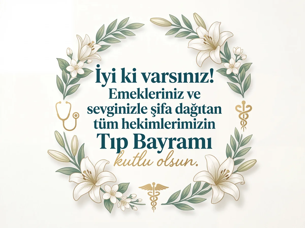 Değerli doktorumuza Tıp Bayramı kutlu olsun!