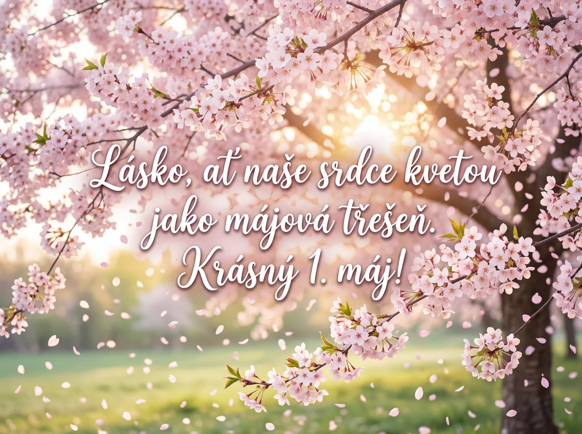 Přání k 1. máji pro lásku