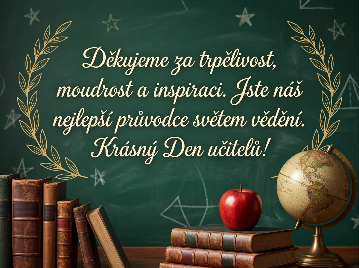 Přání ke Dni učitelů pro oblíbeného kantora