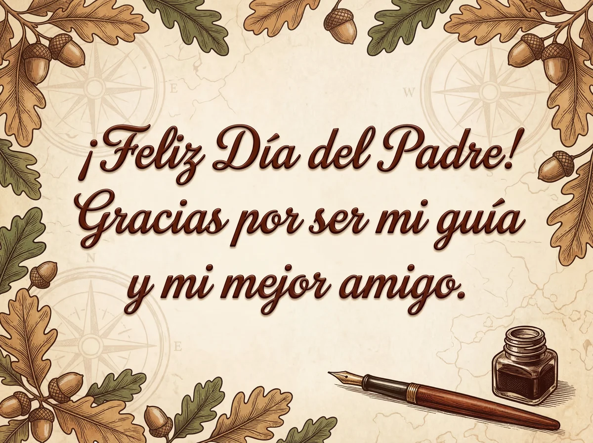 Feliz Día del Padre, papá querido