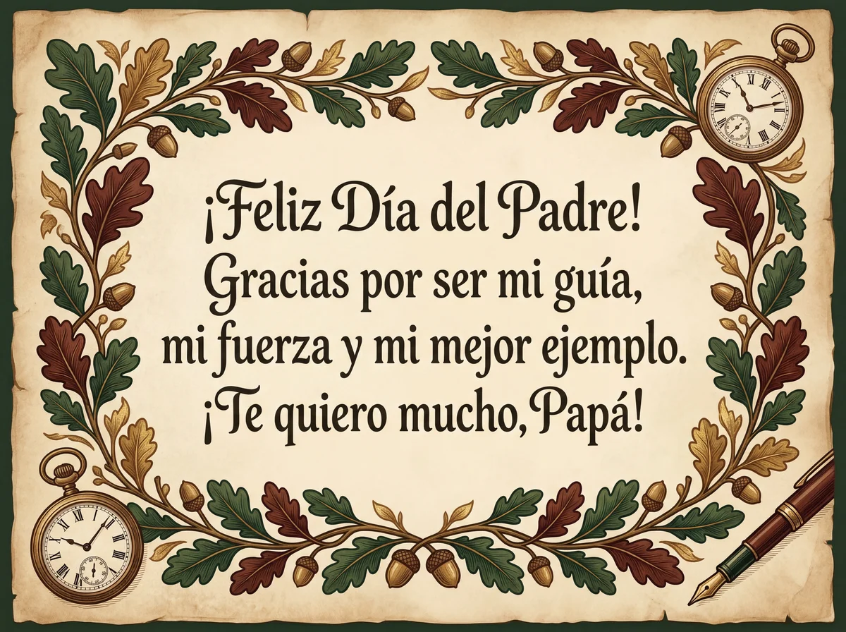 Tarjeta para papá por el Día del Padre