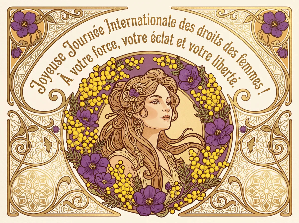 Joyeuse Journée Internationale des droits des femmes à toute...