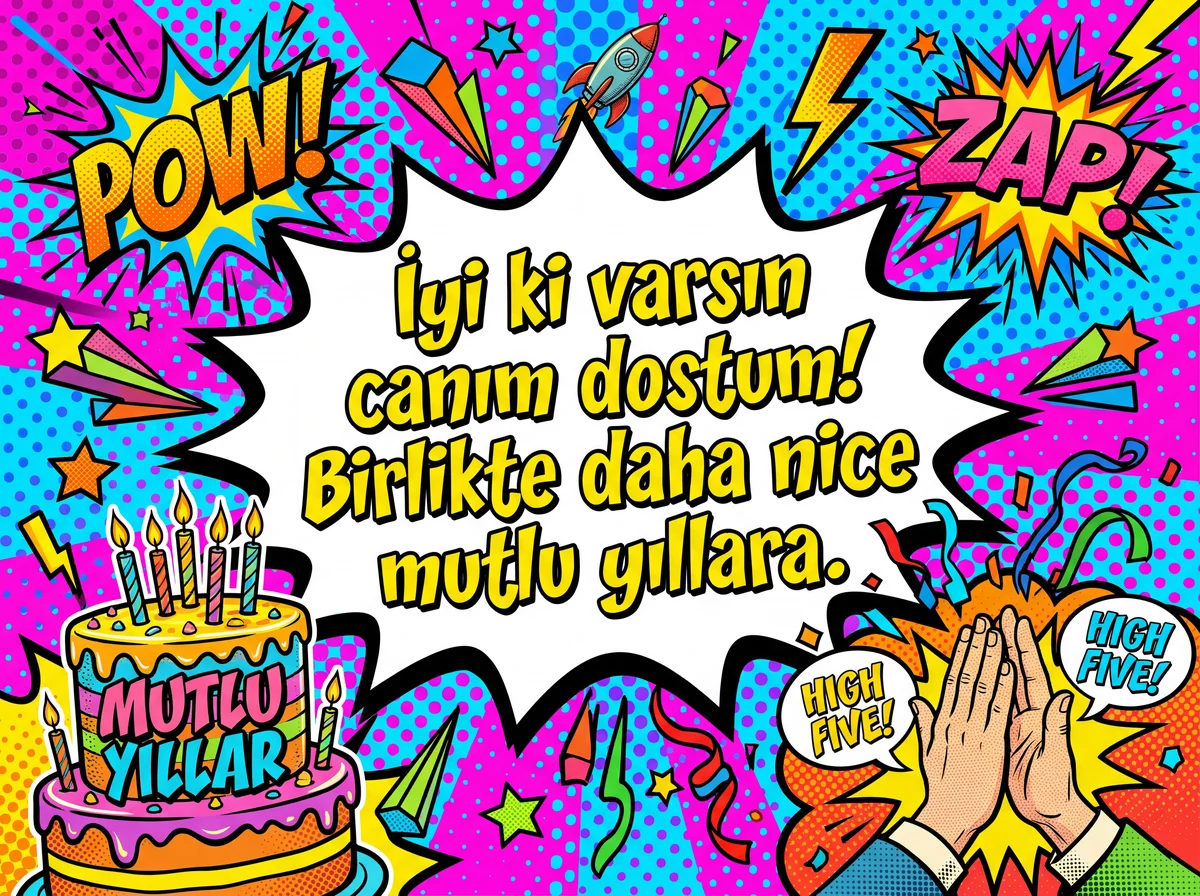 En yakın arkadaşıma doğum günü mesajı