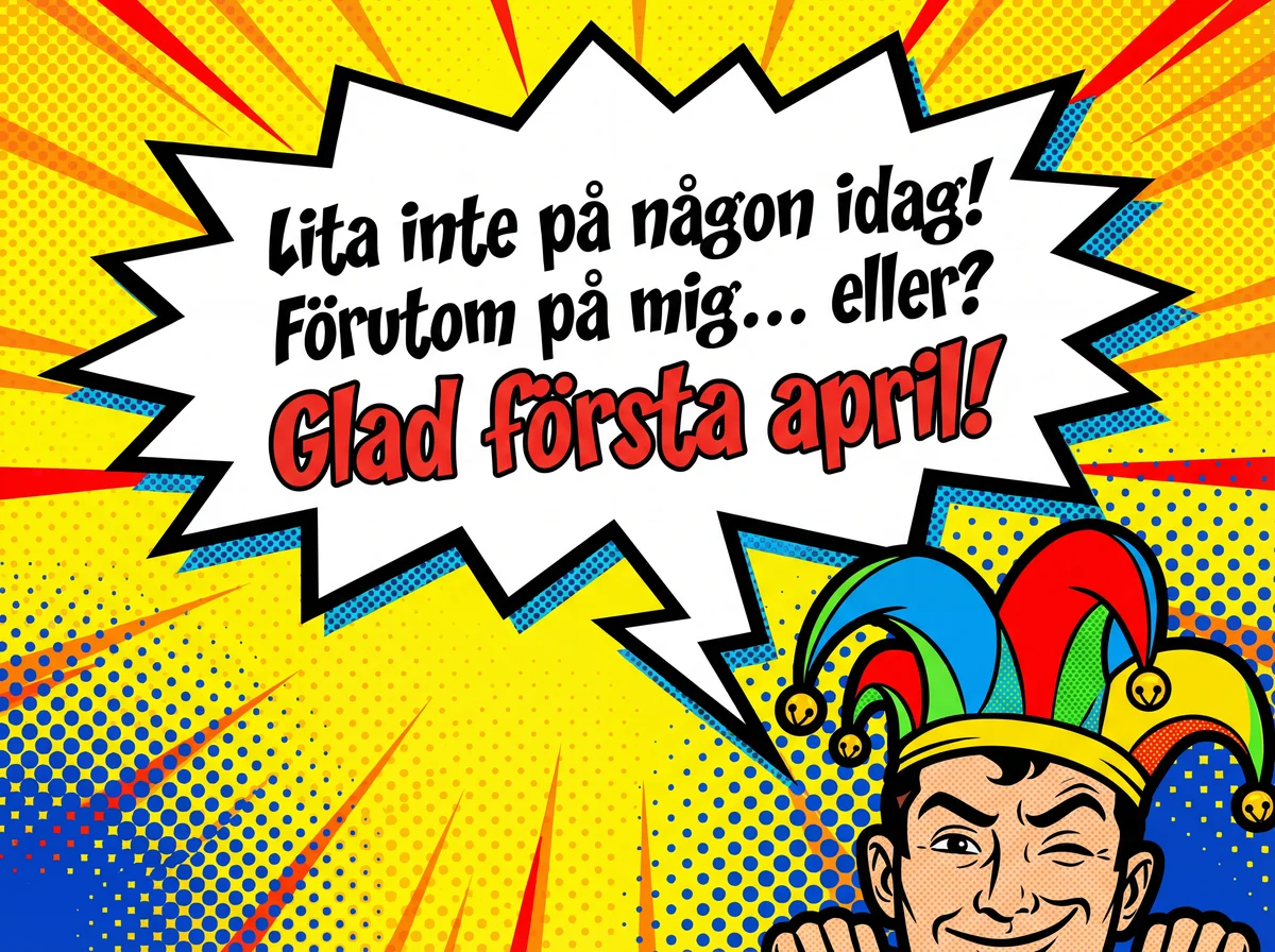 roligt meddelande till vän på aprilskämtardagen