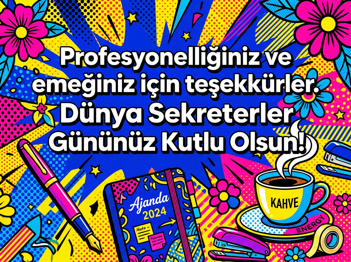 Yönetici asistanına Sekreterler Günü kutlama mesajı