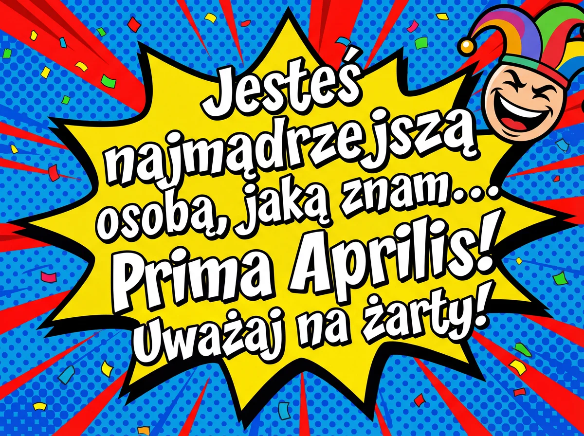 Życzenia na Prima Aprilis dla przyjaciela