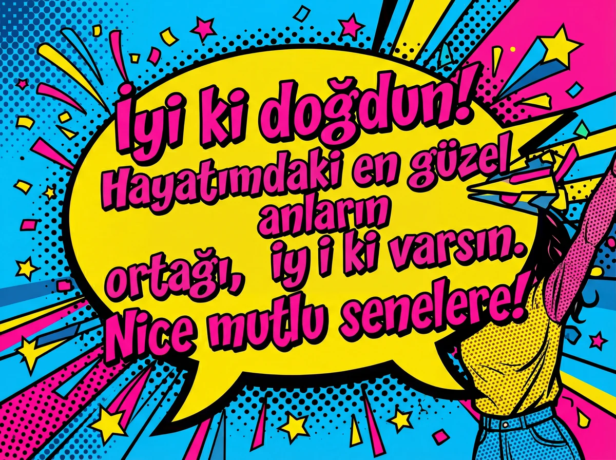 Yakın arkadaşa doğum günü kartı mesajı