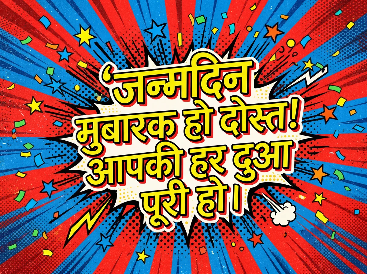 जन्मदिन की शुभकामनाएँ दोस्त