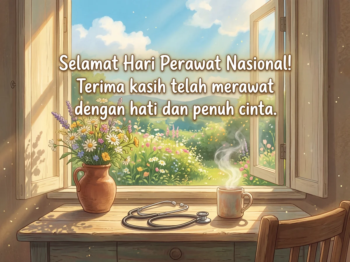Ucapan Hari Perawat Nasional untuk perawat tercinta.