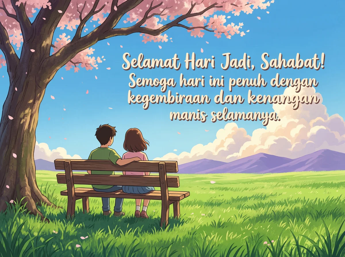 Ucapan selamat ulang tahun untuk kawan baik